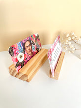 Load image into Gallery viewer, Handcrafted Wooden Card Stand