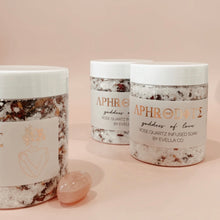 Load image into Gallery viewer, APHRODITE | goddess of love | crystal infused bath soak