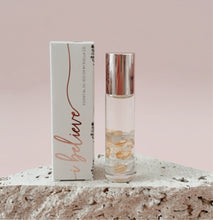Load image into Gallery viewer, I Believe | Citrine & Clear Quartz Essential Oil Roller