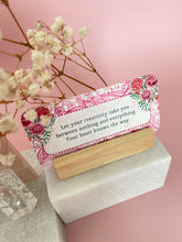 Load image into Gallery viewer, Handcrafted Wooden Card Stand
