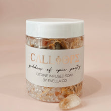 Load image into Gallery viewer, CALLIOPE | goddess of epic poetry | crystal infused bath soak
